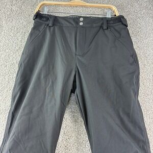 Gerry Snow Pants Womens S Black Softshell Fleece Lined Ski Snowboard Slopes